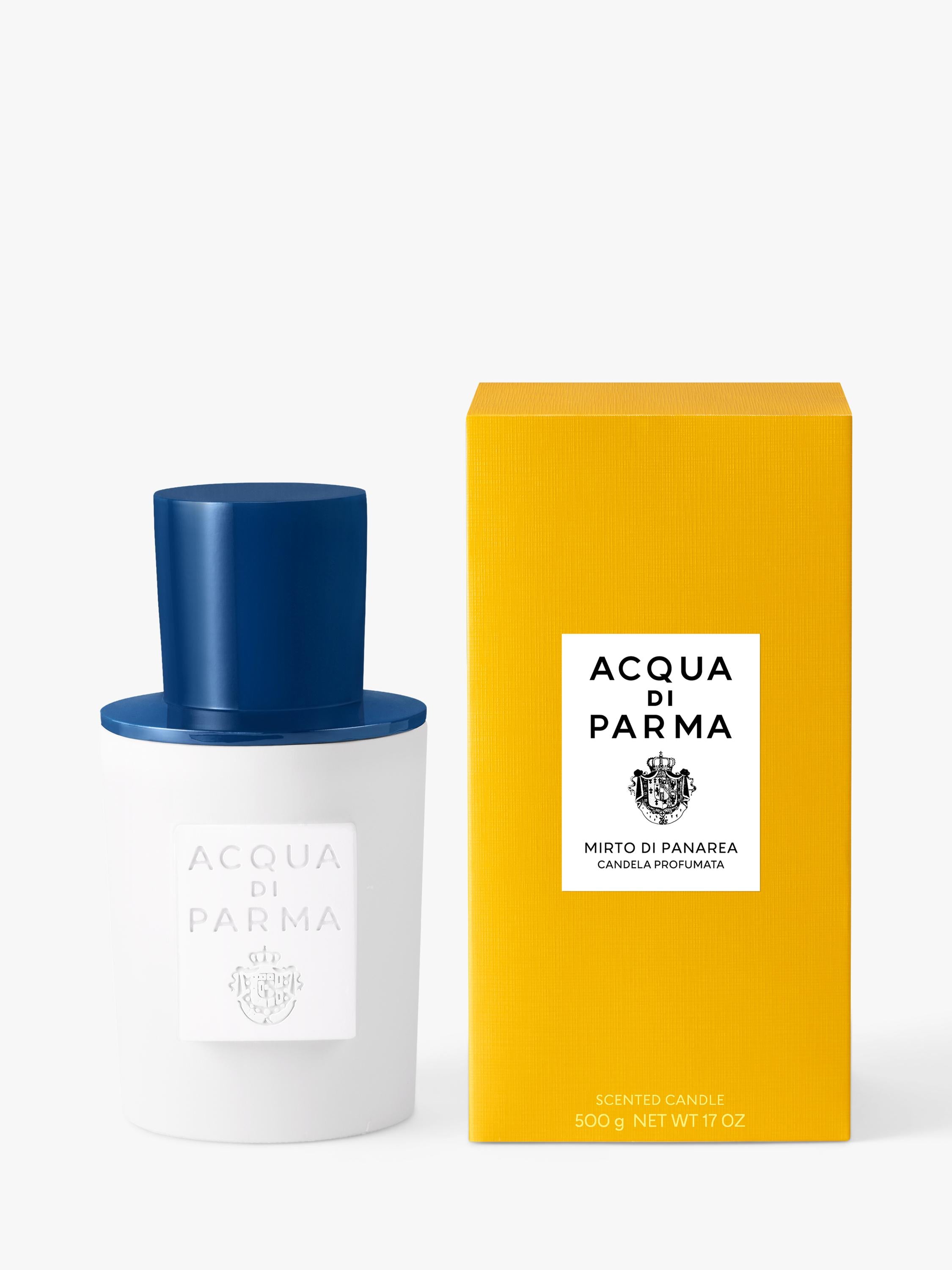 Acqua di Parma Chapeau scented candle 400g and 100g, UK version
