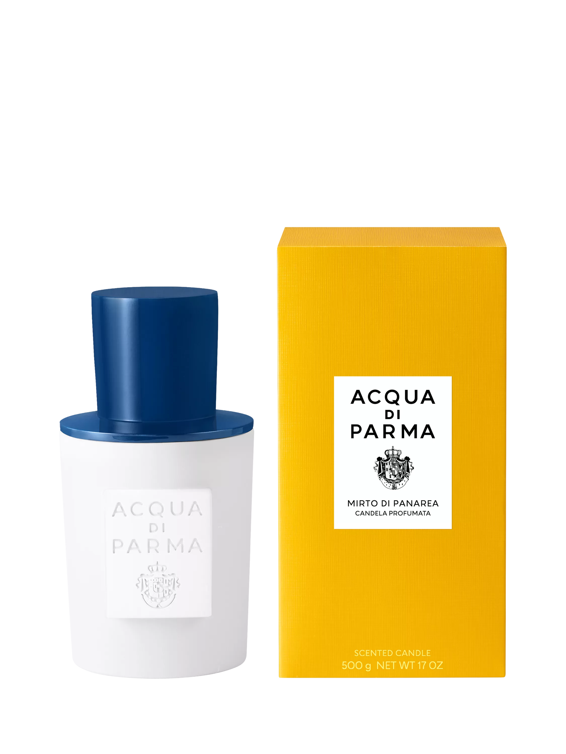 Acqua di Parma Chapeau scented candle 400g and 100g, UK version