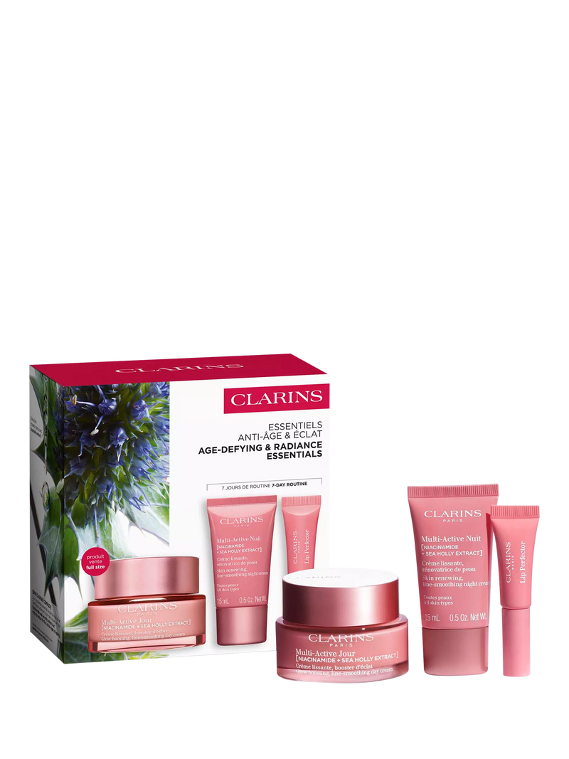 Clarins Multi-Active skincare gift set with day cream 50ml, UK version