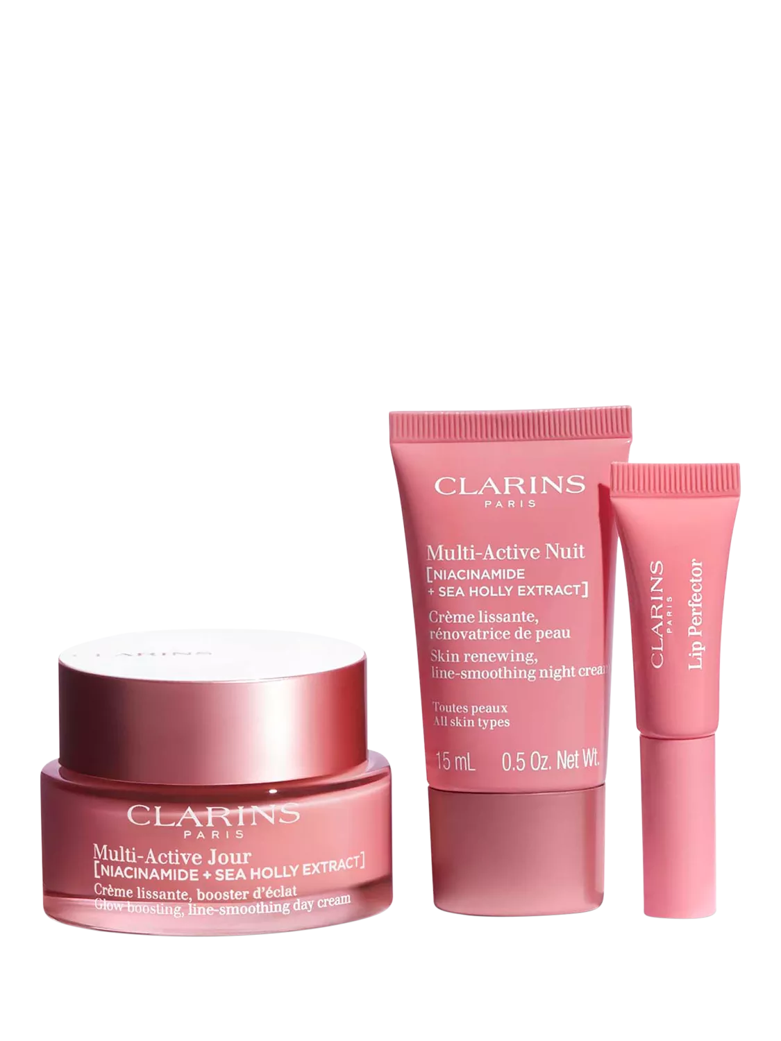 Clarins Multi-Active skincare gift set with day cream 50ml, UK version