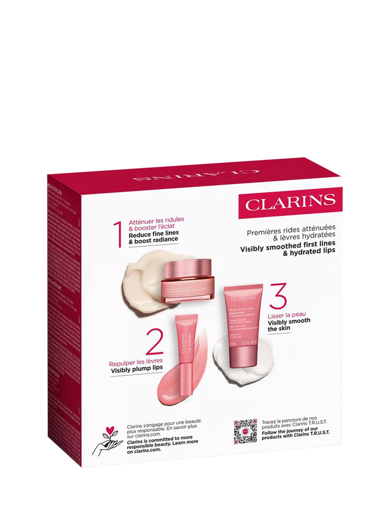 Clarins Multi-Active skincare gift set with day cream 50ml, UK version