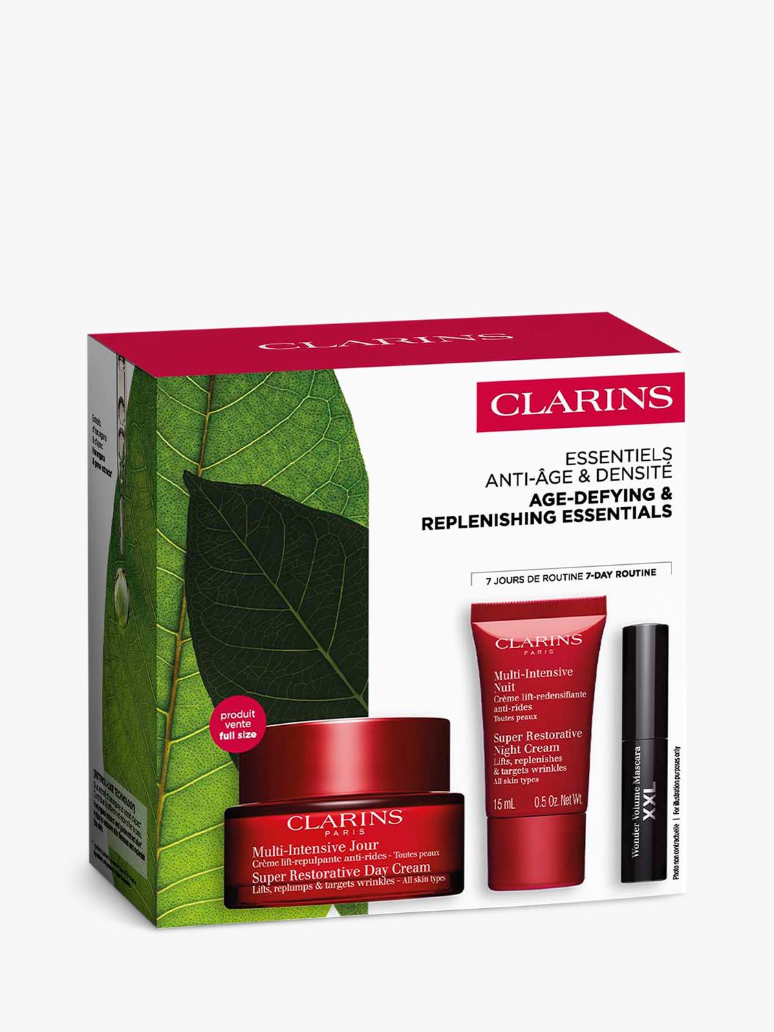 Clarins Super Restorative skincare gift set, imported from the UK