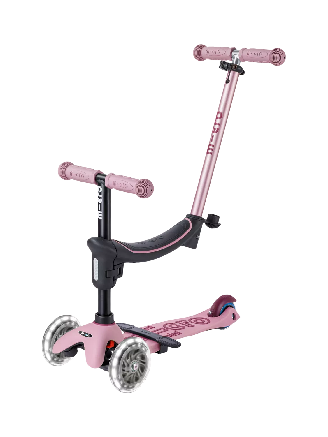 Micro Scooters 4-in-1 toddler scooter with LED wheels - British product