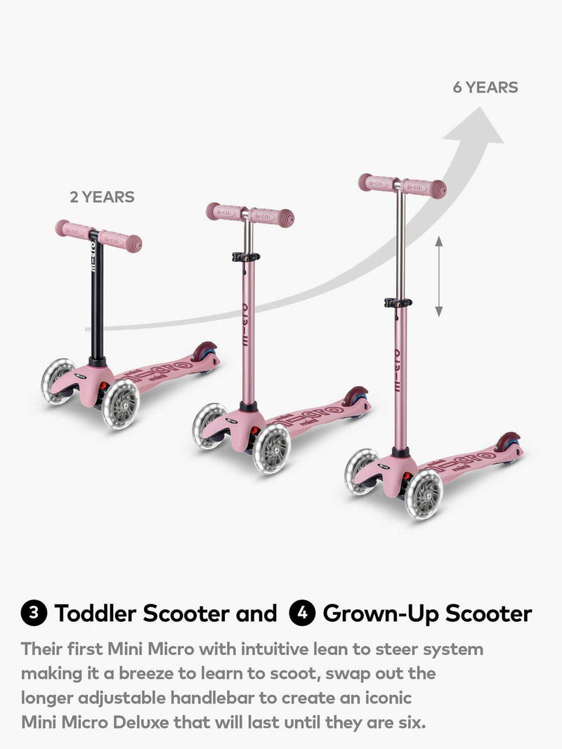 Micro Scooters 4-in-1 toddler scooter with LED wheels - British product