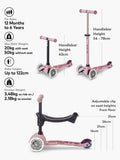 Micro Scooters 4-in-1 toddler scooter with LED wheels - British product