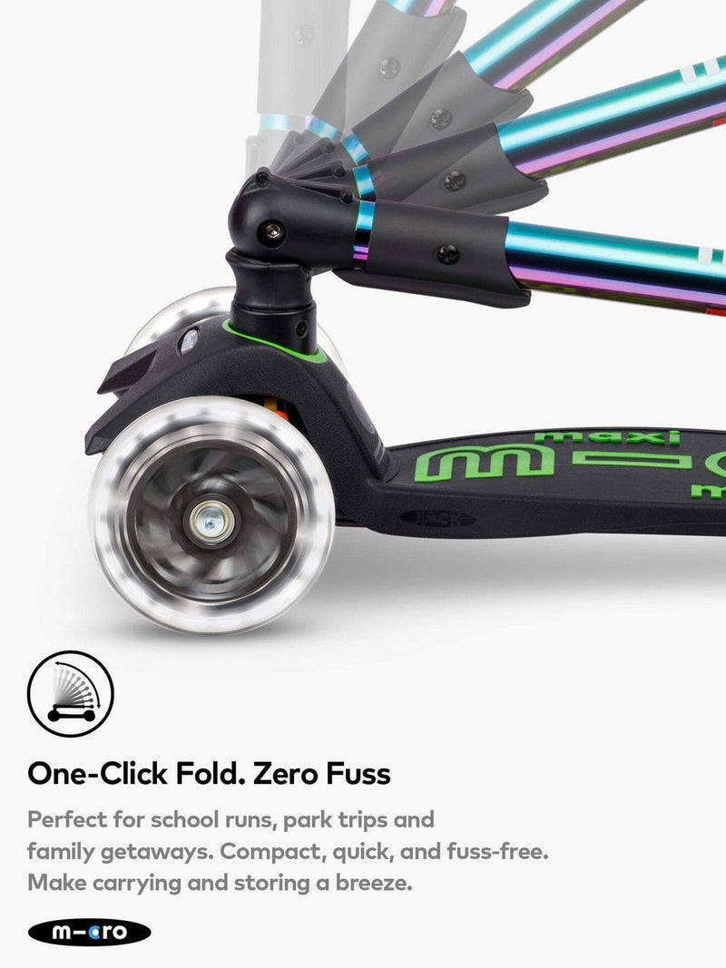 Micro Scooters Maxi Micro foldable LED scooter (British brand)
