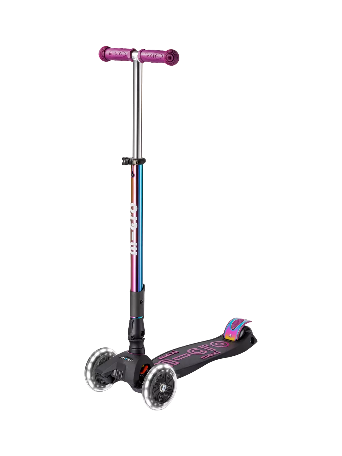 Micro Scooters Maxi Micro foldable LED scooter (British brand)