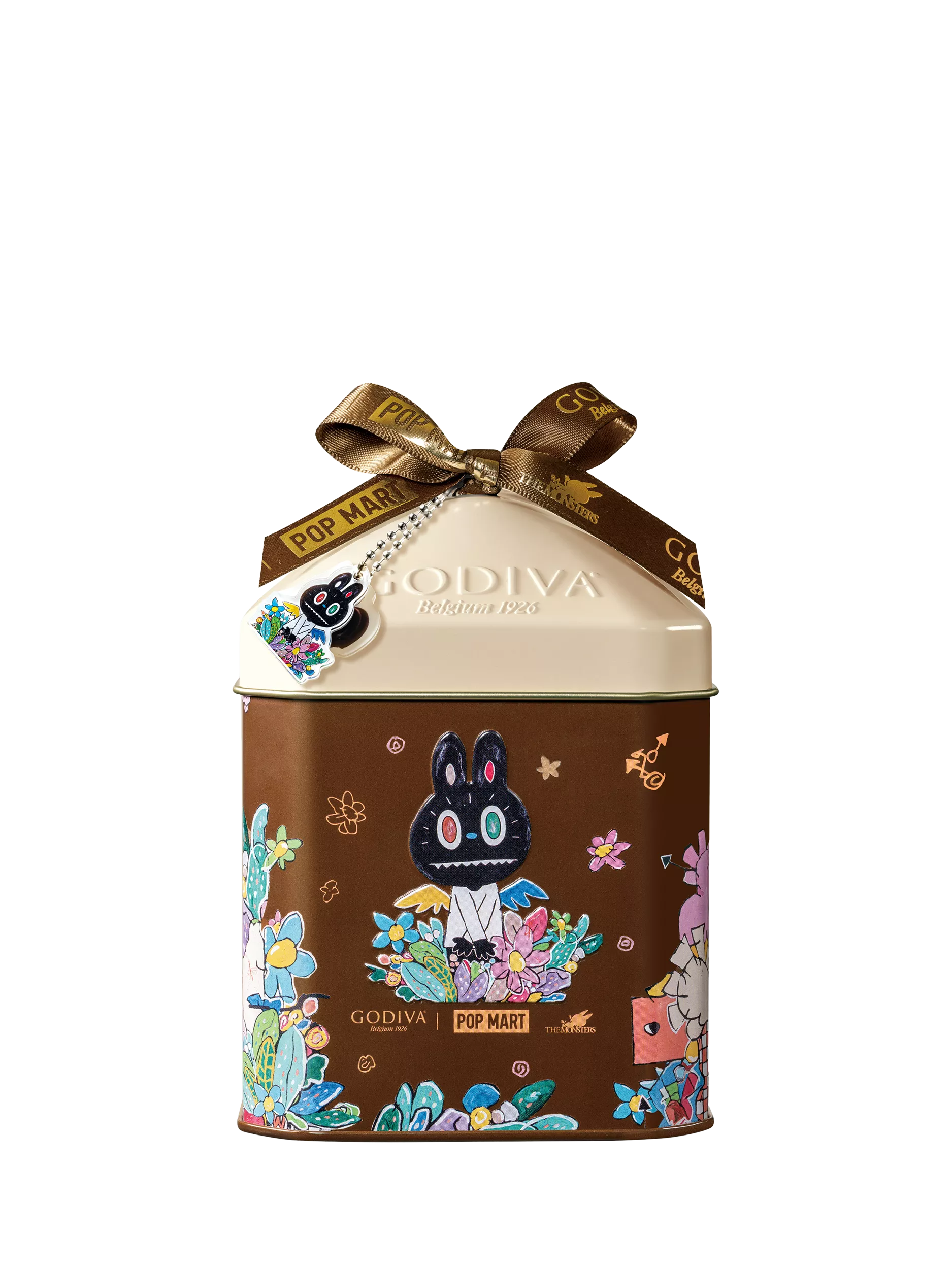 Godiva LABUBU dark chocolate ganache tin 78g, UK version