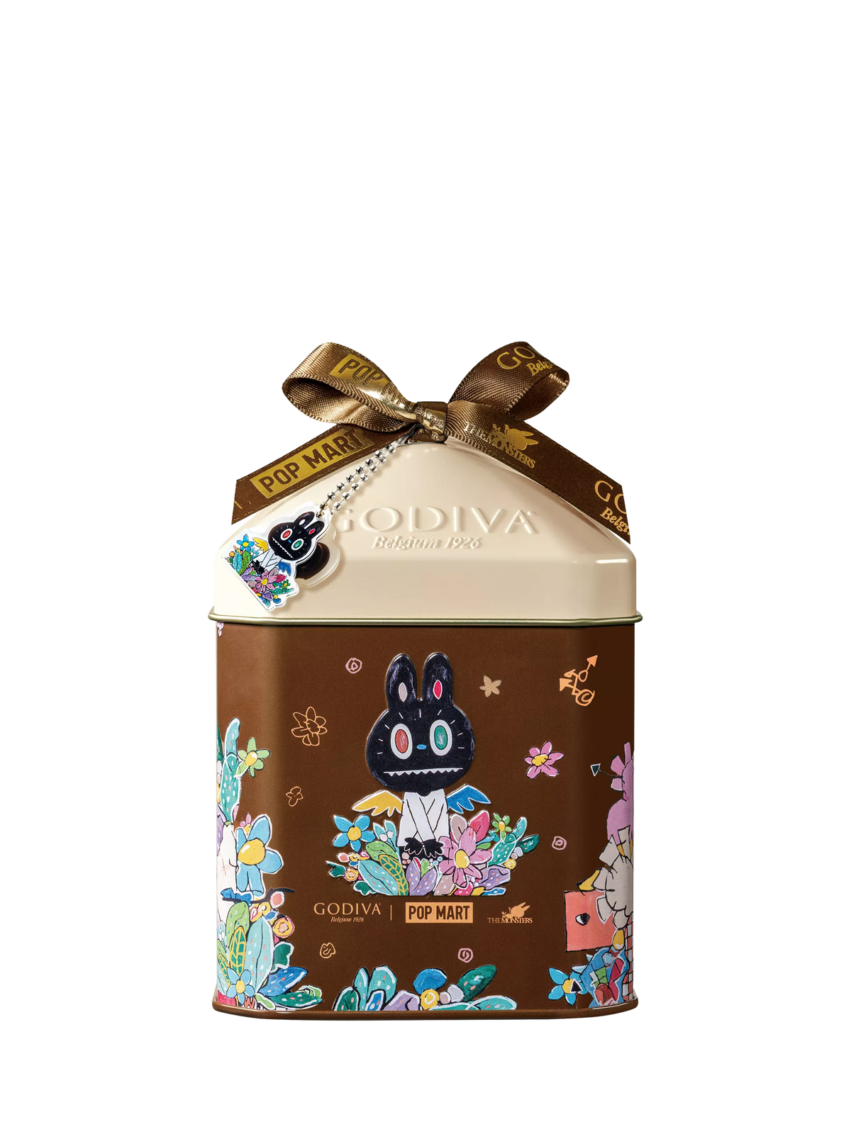 Godiva LABUBU dark chocolate ganache tin 78g, UK version