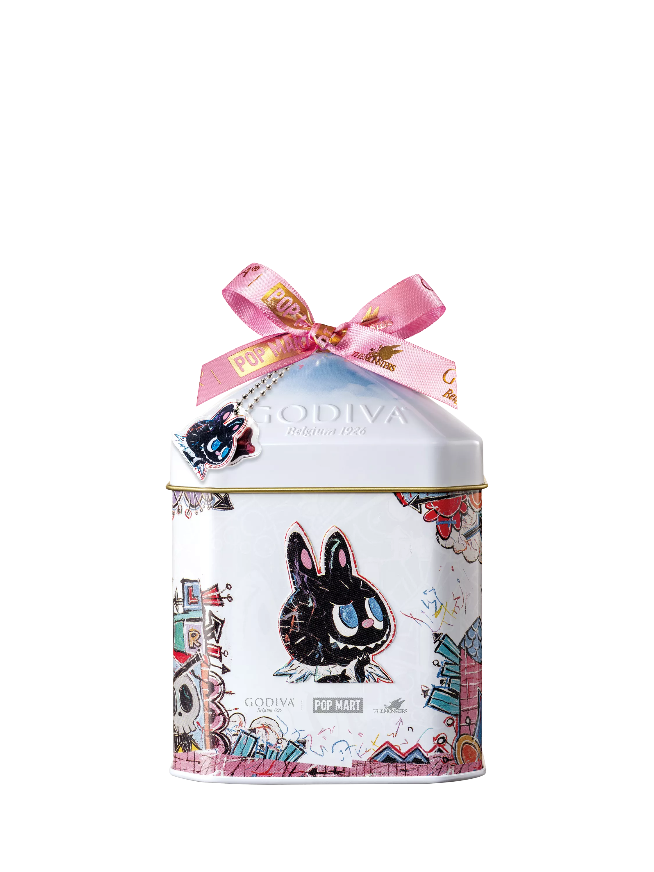 Godiva x LABUBU dark chocolate star tin 75g, imported from the UK