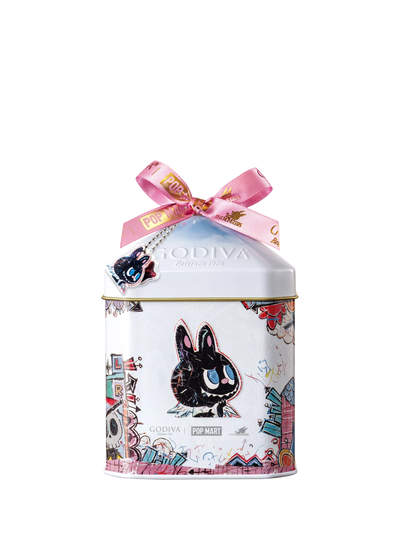John Lewis Godiva x LABUBU Dark Strawberry Chocolate Star Tin 75g- Buy online at McGrocer