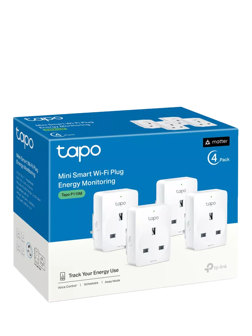 TP-Link Tapo P110M smart plug pack, UK version