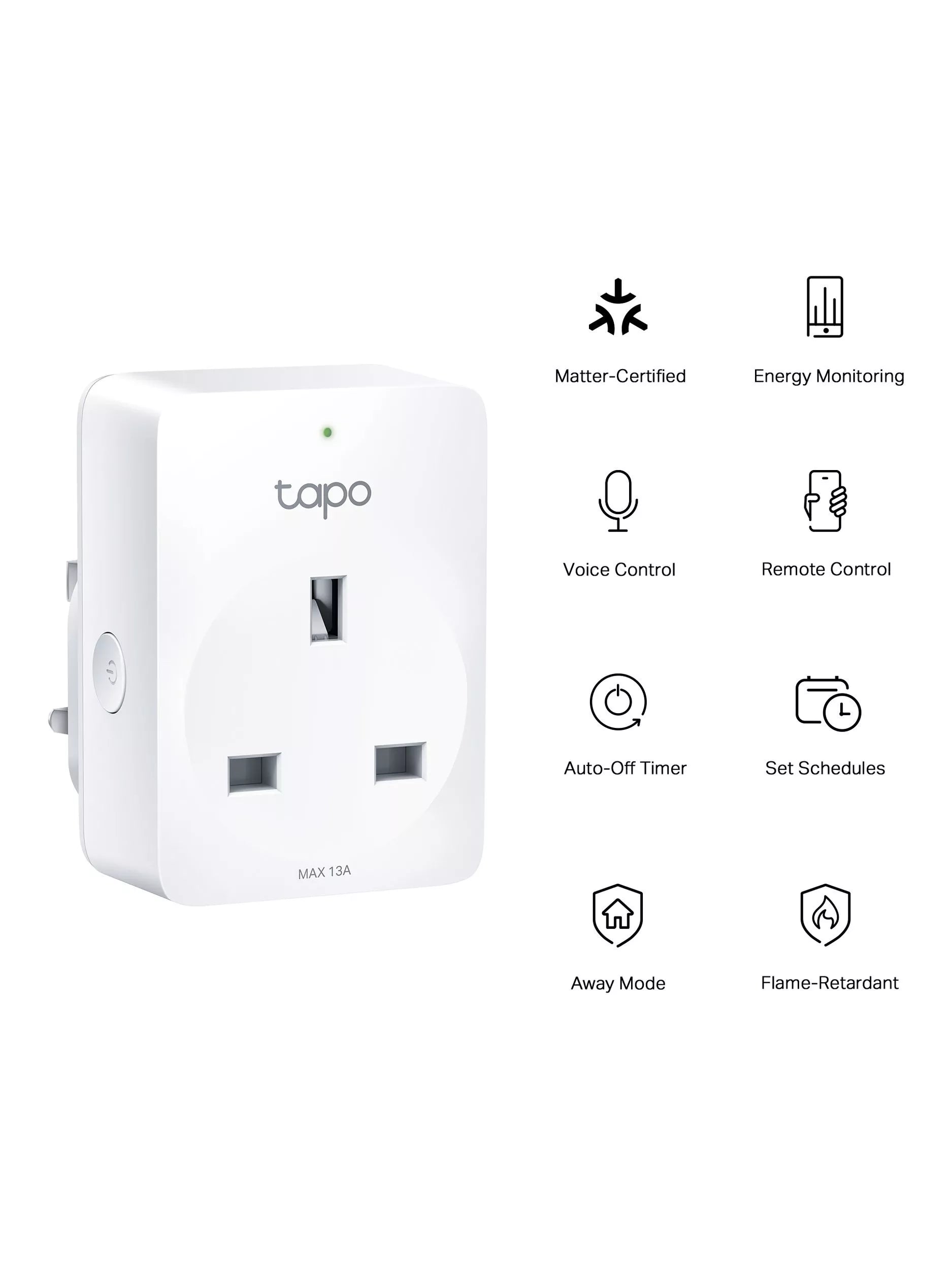TP-Link Tapo P110M smart plug pack, UK version