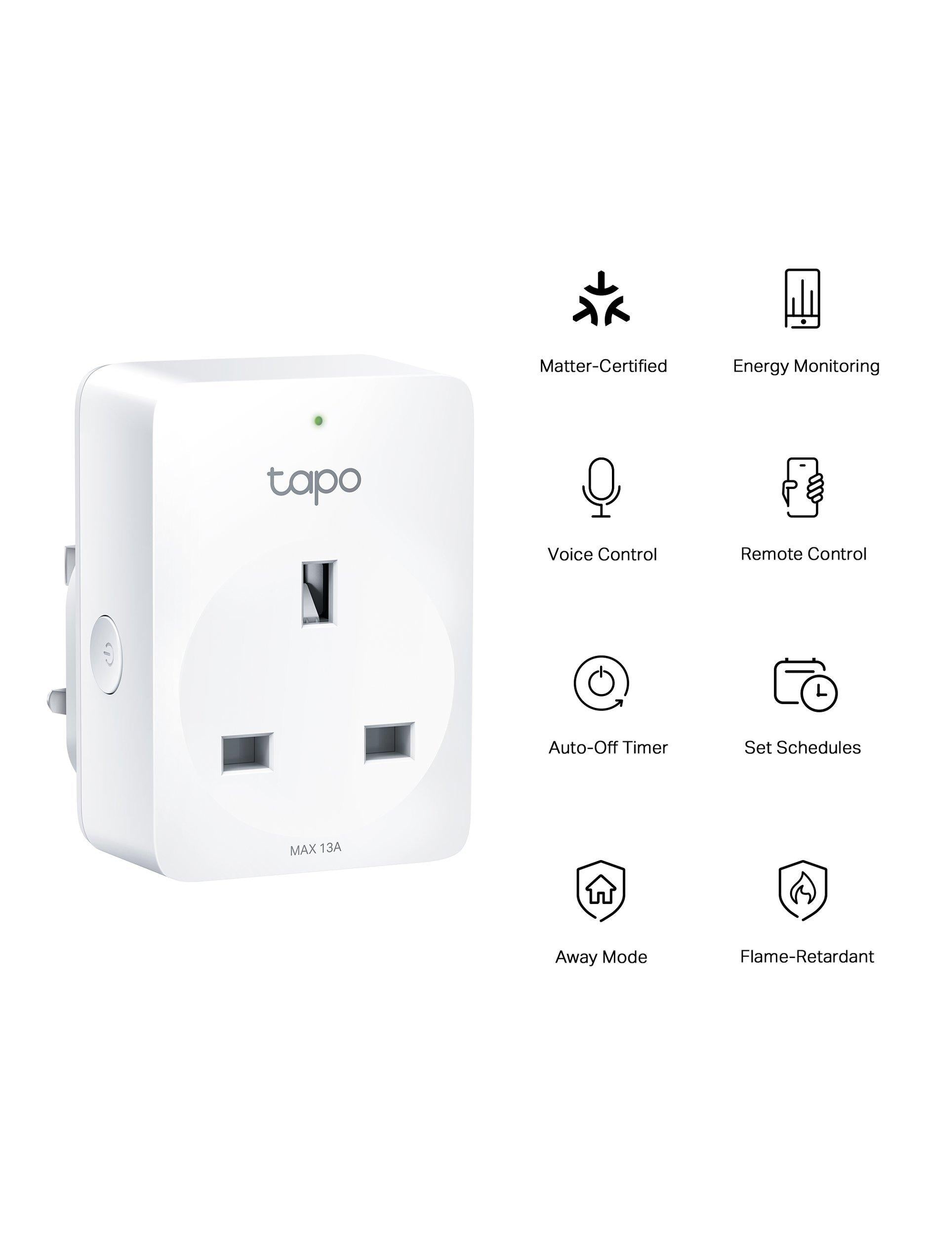 TP-Link Tapo P110M smart plug pack, UK version
