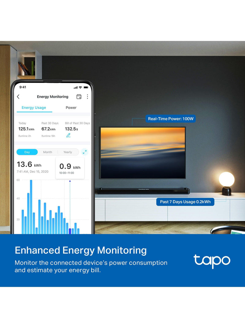 TP-Link Tapo P110M smart plug pack, UK version
