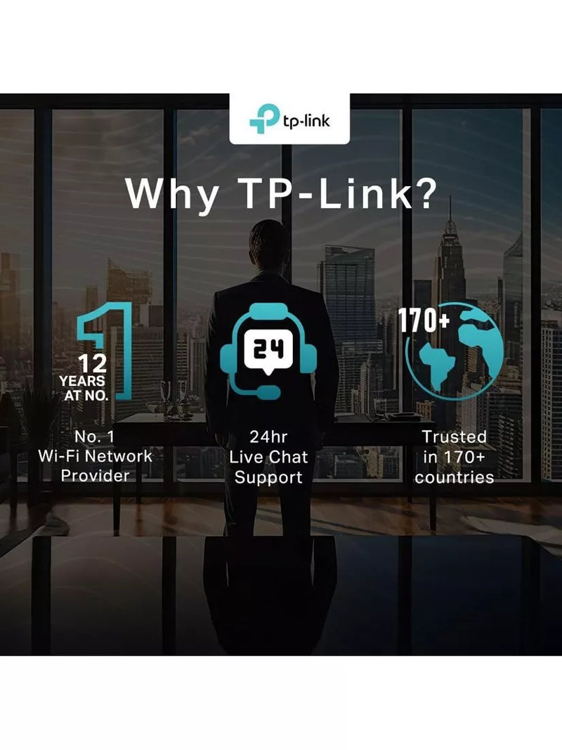TP-Link M7010 4G LTE mobile Wi-Fi hotspot in black - British product