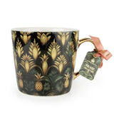 Candlelight Black Deco Historic Royal Palaces mug 400ml - British product