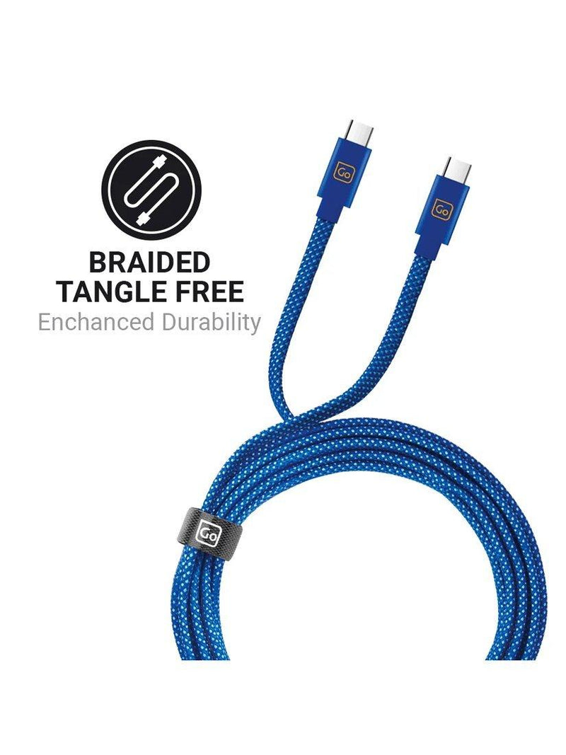 Go Travel USB-C fast charge cable 100W 2m - British product
