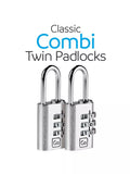 Go Travel combination padlock pack of 2, imported from the UK