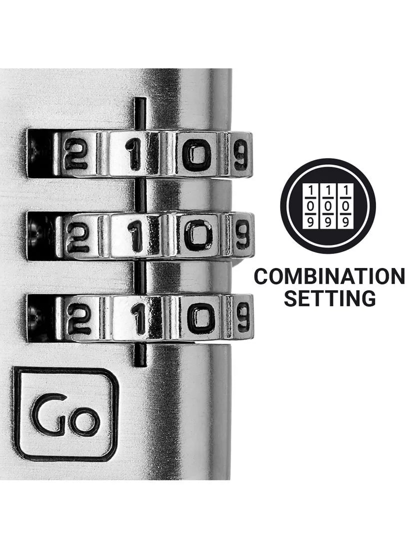 Go Travel combination padlock pack of 2, imported from the UK