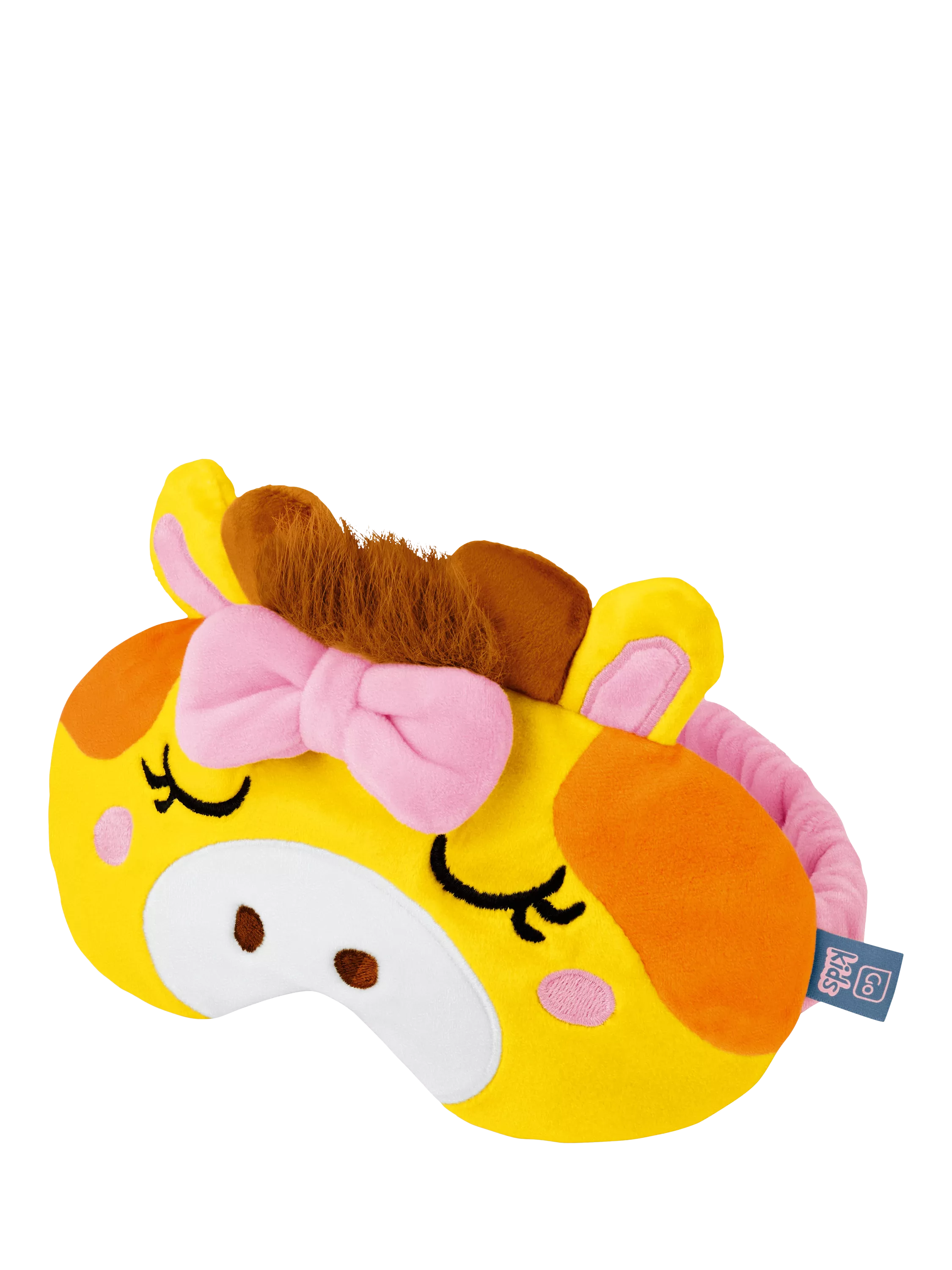 Go Travel giraffe eye mask yellow - British product