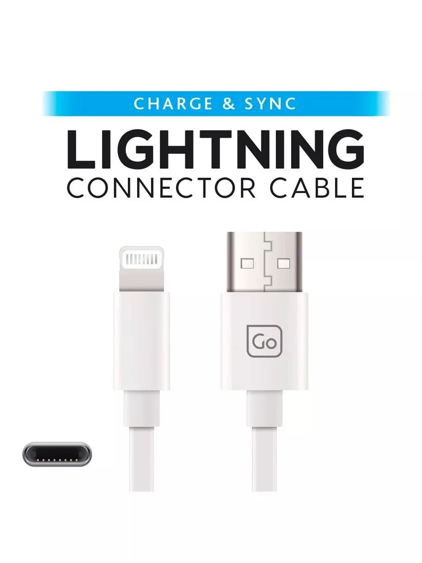 Go Travel 2M Lightning cable, Apple-certified (British brand)