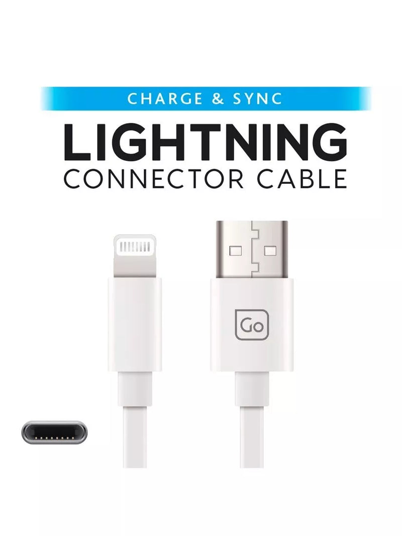 Go Travel 2M Lightning cable, Apple-certified (British brand)