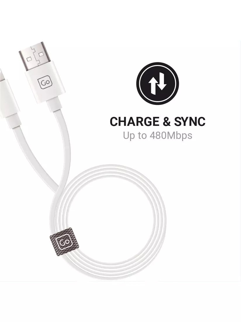 Go Travel 2M Lightning cable, Apple-certified (British brand)