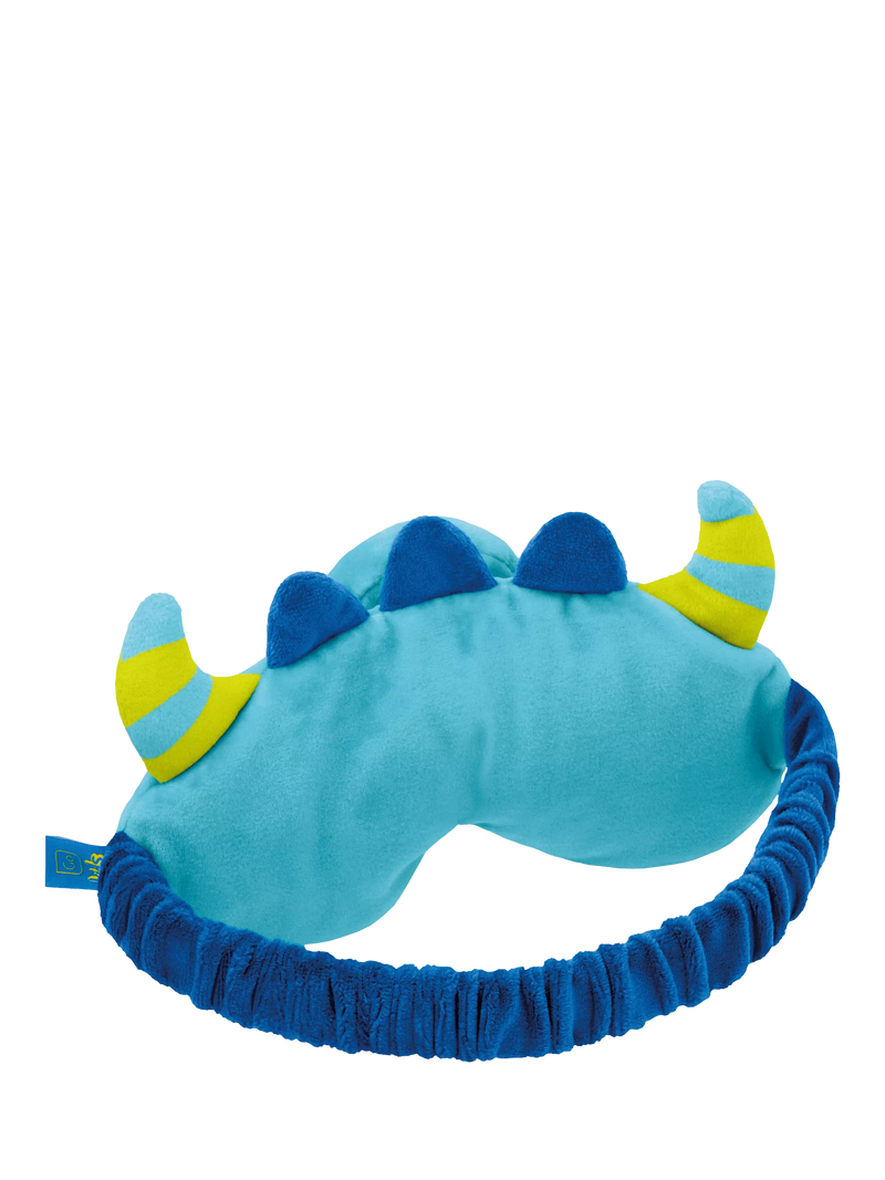 Go Travel Kids Monster Snuggle eye mask blue, imported from the UK