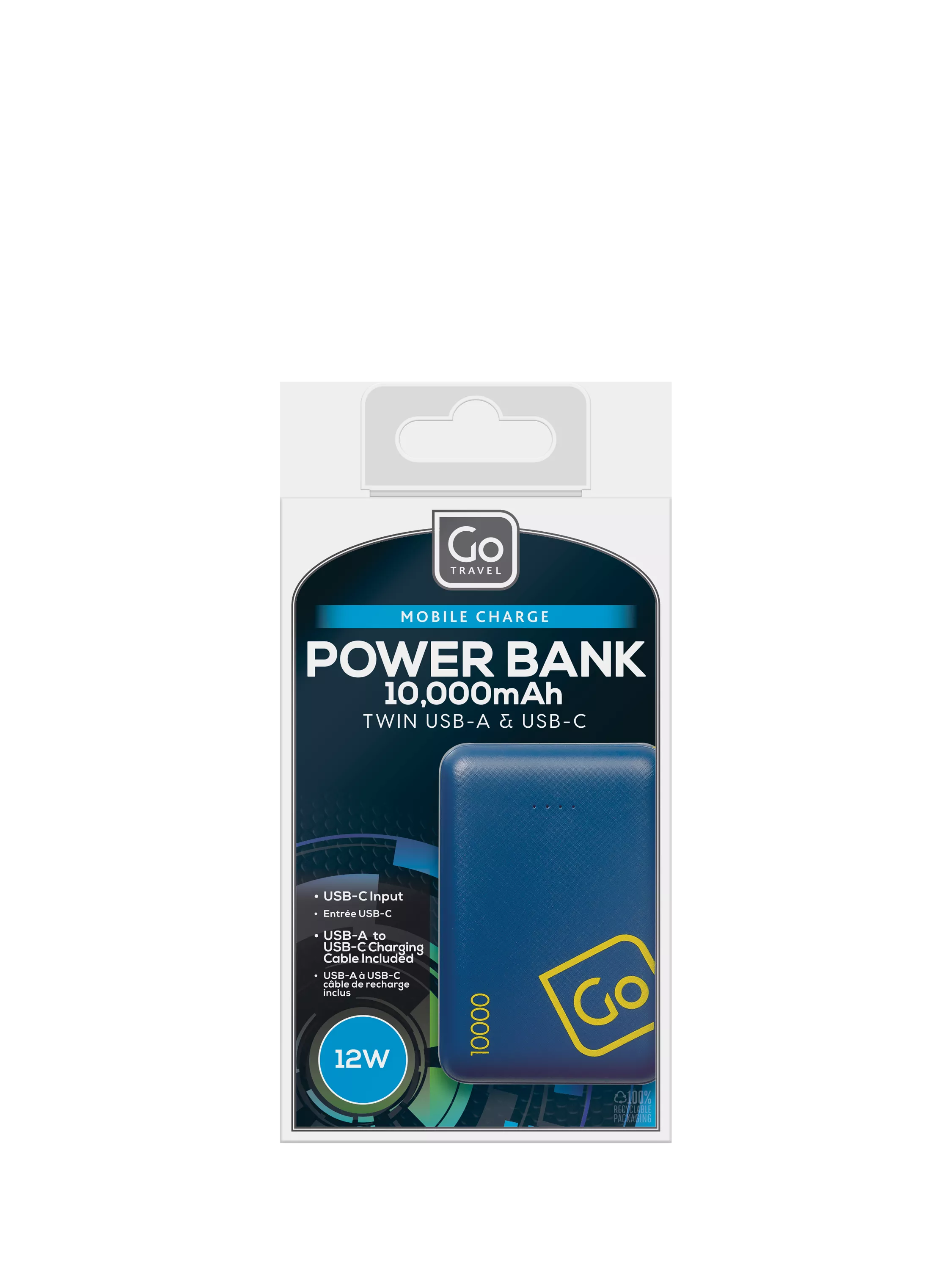 Go Travel Mobile Charge 10,000 Power Bank