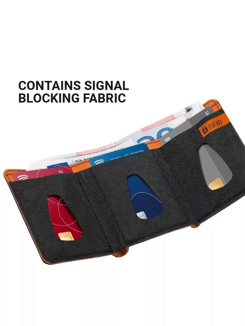 Go Travel tri-fold wallet black (British brand)