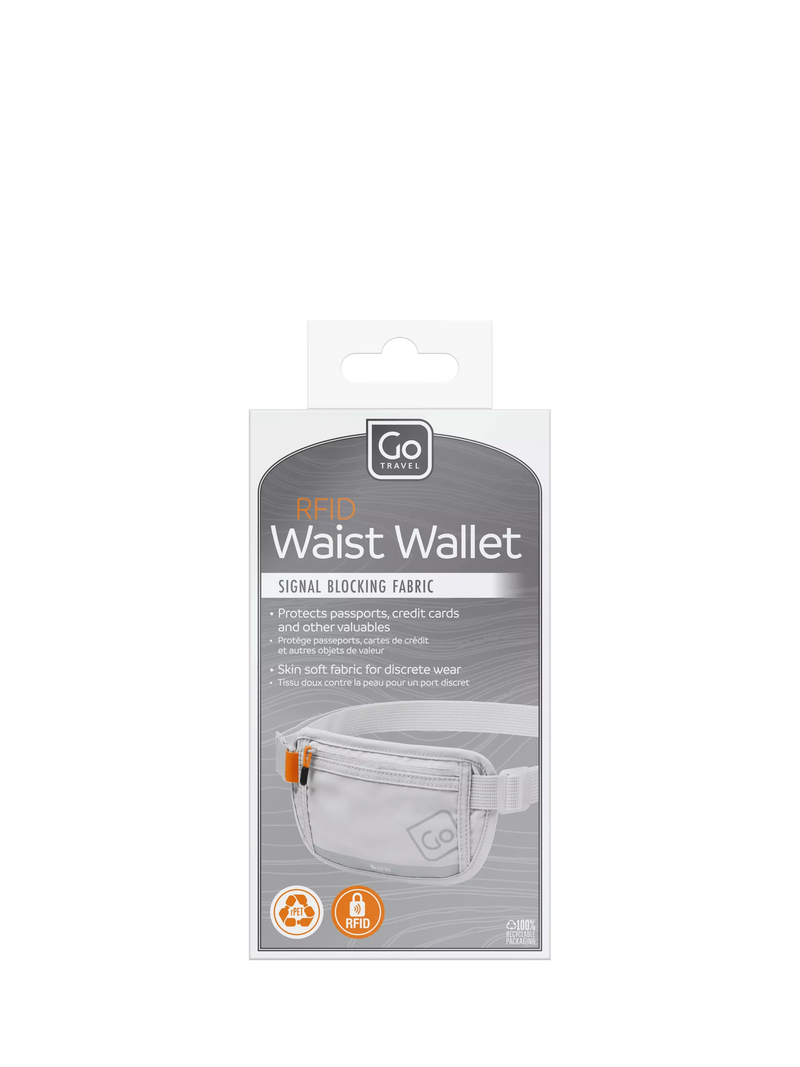 Go Travel RFID waist wallet Grey, UK version