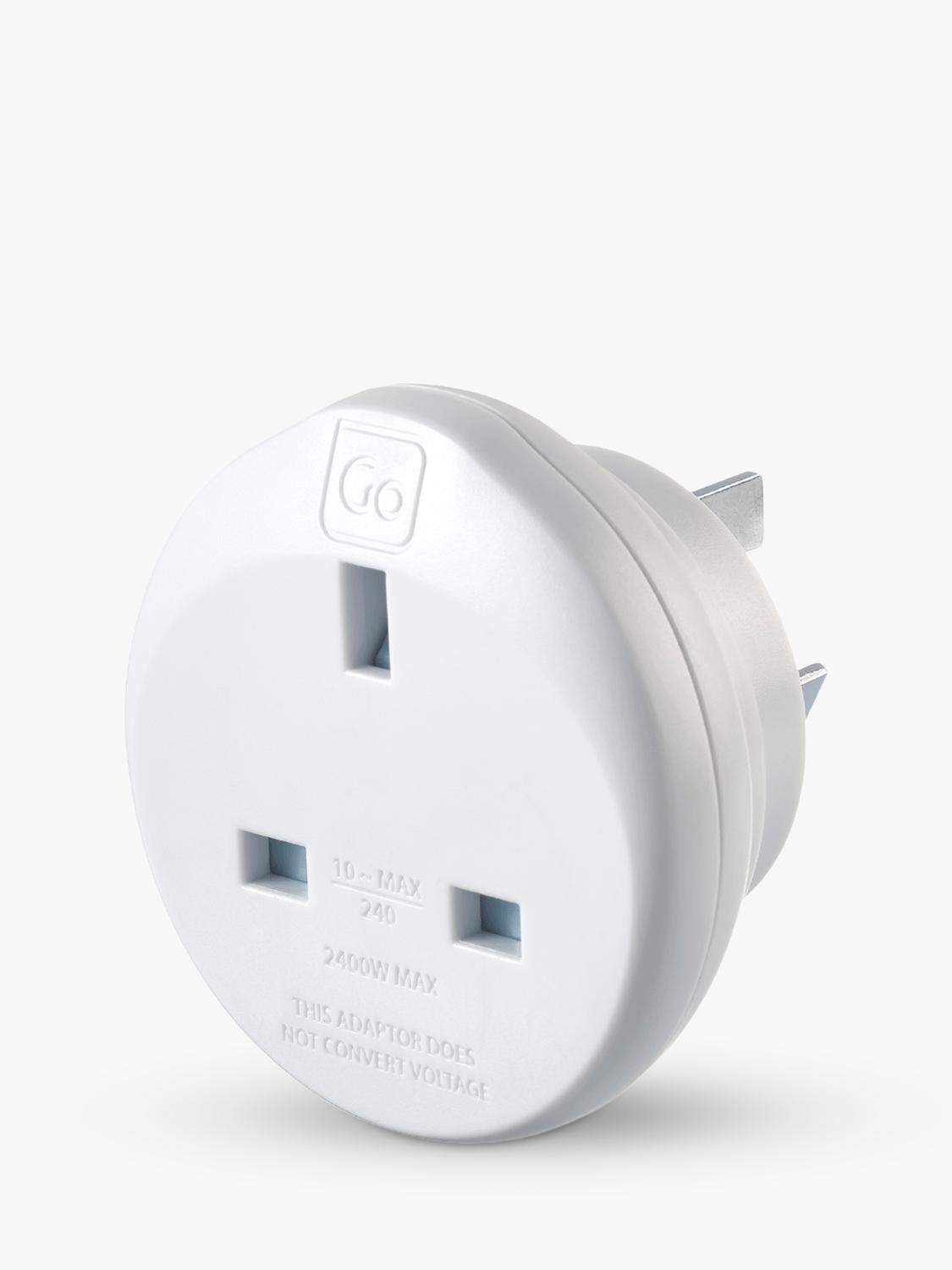 Go Travel AUS/CHINA travel adapter pack of 2, imported from the UK