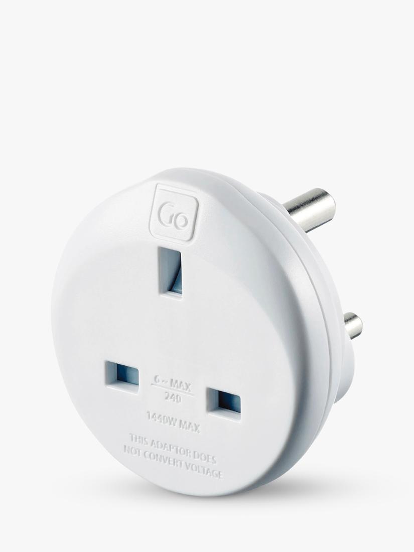 Go Travel India travel adapter - British product