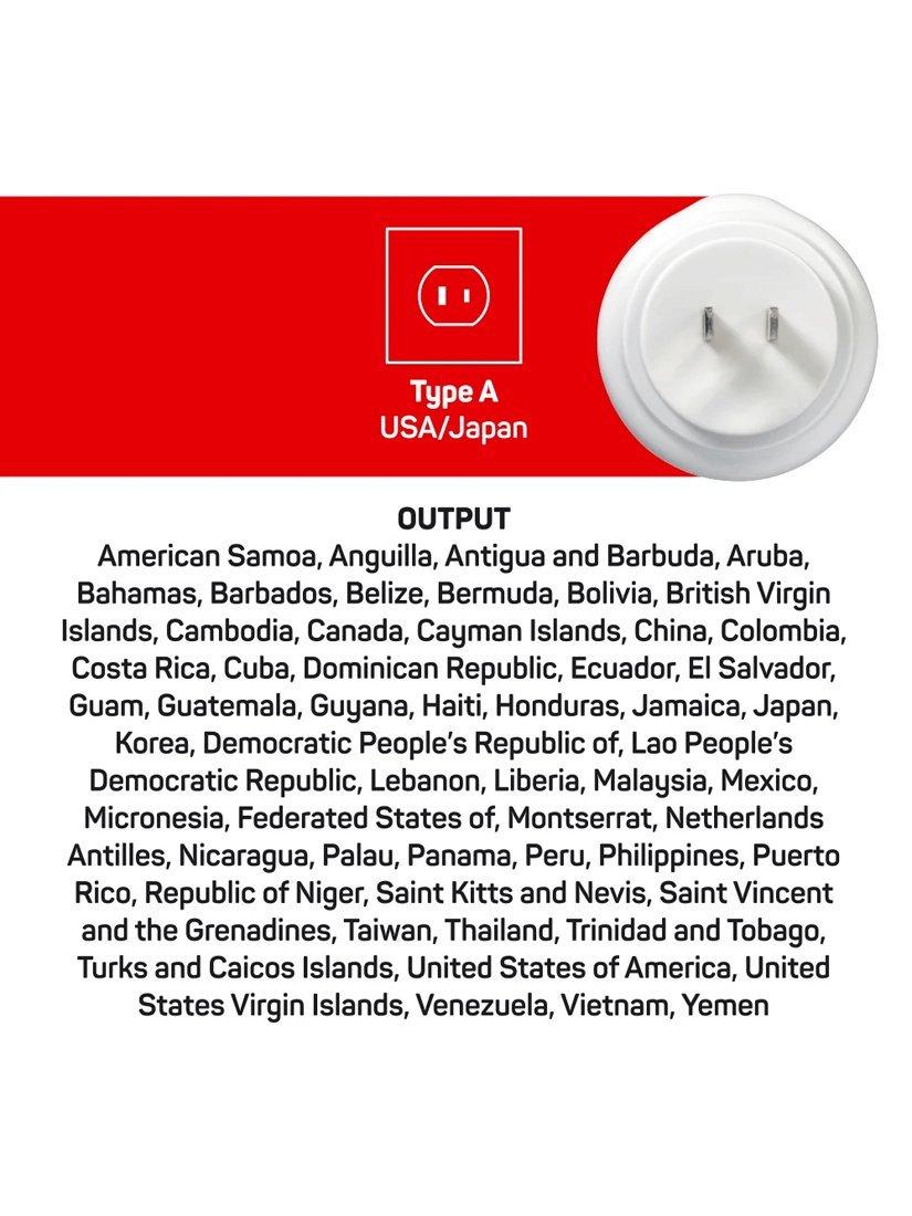 Go Travel travel adapter for Japan and Americas (British brand)