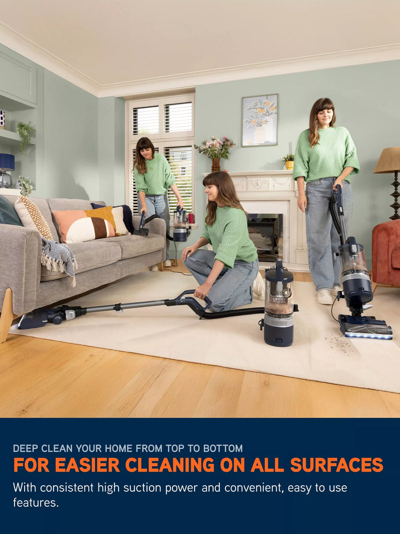 Vax LiftOut Multi Pet upright vacuum cleaner Blue Graphite, UK version