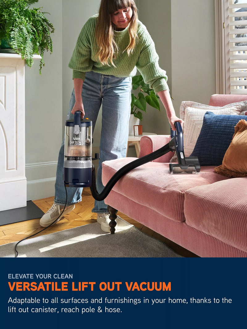Vax LiftOut Multi Pet upright vacuum cleaner Blue Graphite, UK version