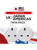 Go Travel travel adapter pack of 2 (British brand)