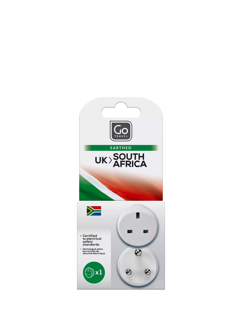 Go Travel South Africa travel adapter, British product