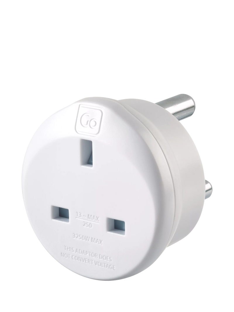 Go Travel South Africa travel adapter, British product