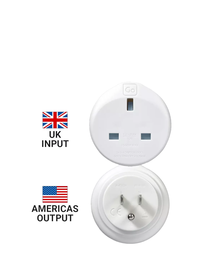 Go Travel travel adapter pack of 2 - British product