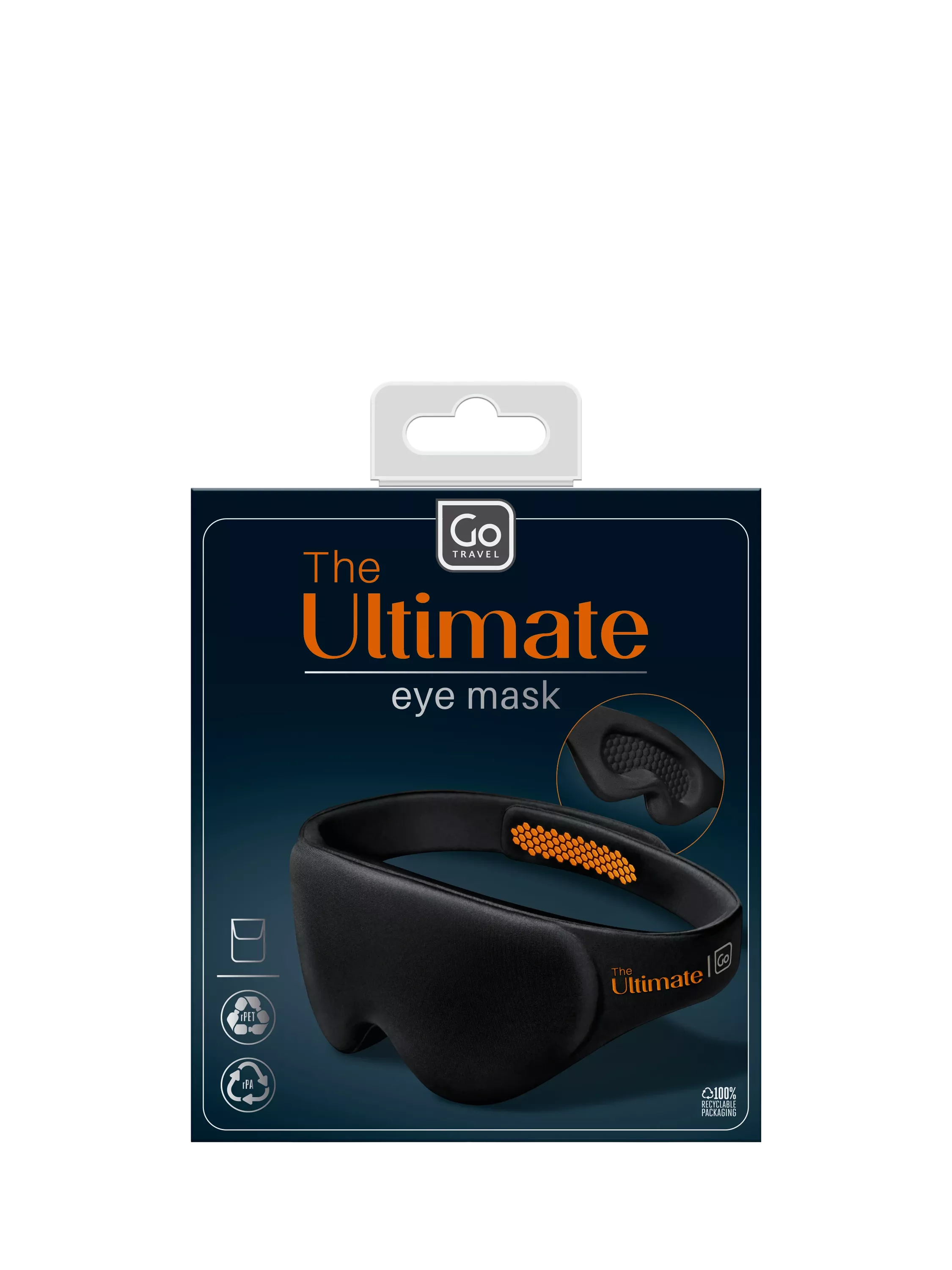 Go Travel Ultimate Eye Mask black travel accessory, British brand