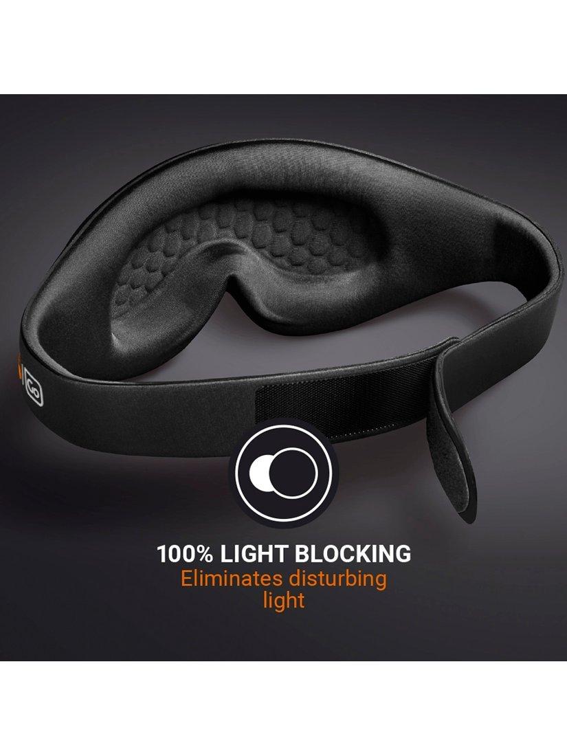 Go Travel Ultimate Eye Mask black travel accessory, British brand