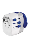 Go Travel USB-A and USB-C travel adapter, imported from the UK