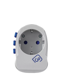 Go Travel USB-A and USB-C travel adapter, imported from the UK