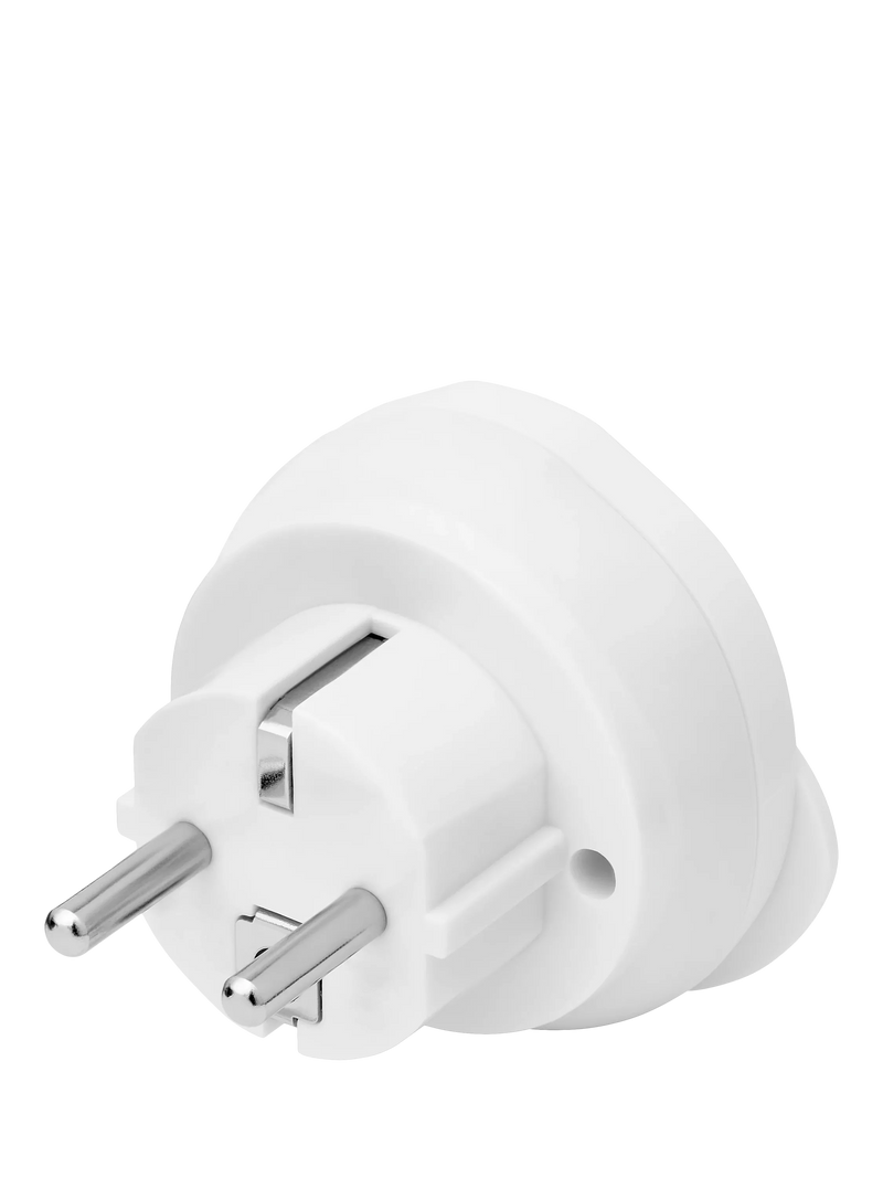 Go Travel Europe travel adapter compact lightweight earthed certified, imported from the UK