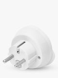 Go Travel Europe travel adapter compact lightweight earthed certified, imported from the UK