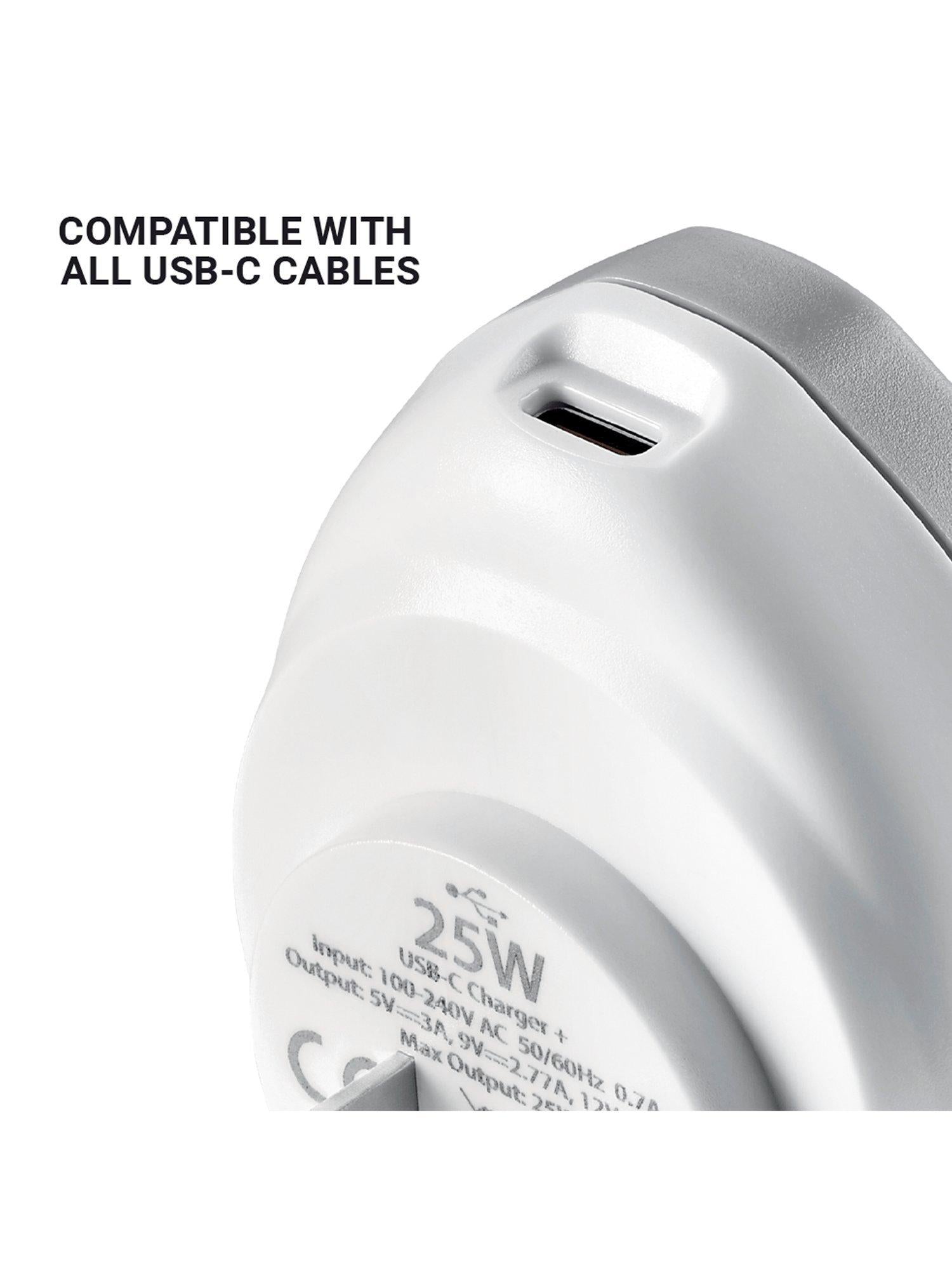 Go Travel India USB-C charger adapter compact design, imported from the UK