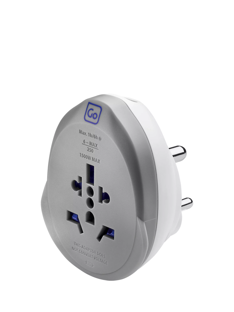 Go Travel India USB-C charger adapter compact design, imported from the UK