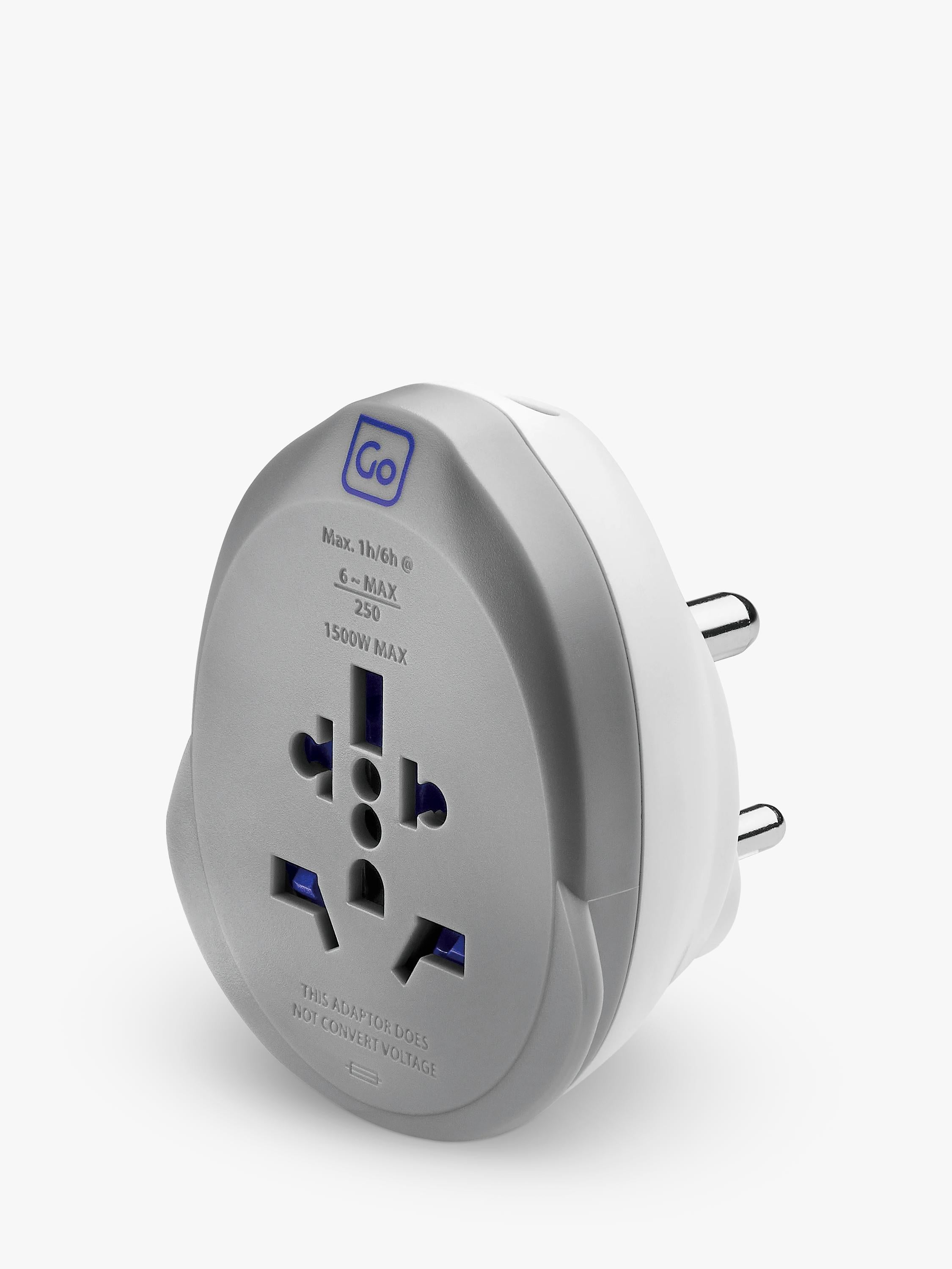 Go Travel India USB-C charger adapter compact design, imported from the UK